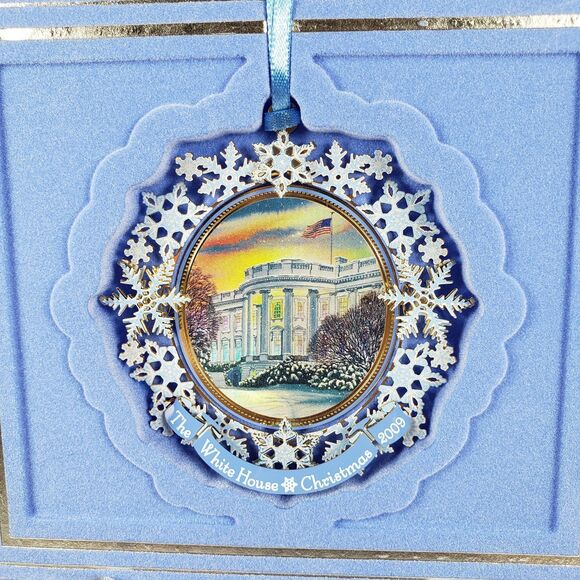 Official White House Historical Association 2009 Snowflake Christmas Ornament - Picture 11 of 16